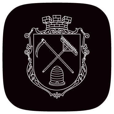 Герб міста Буштин